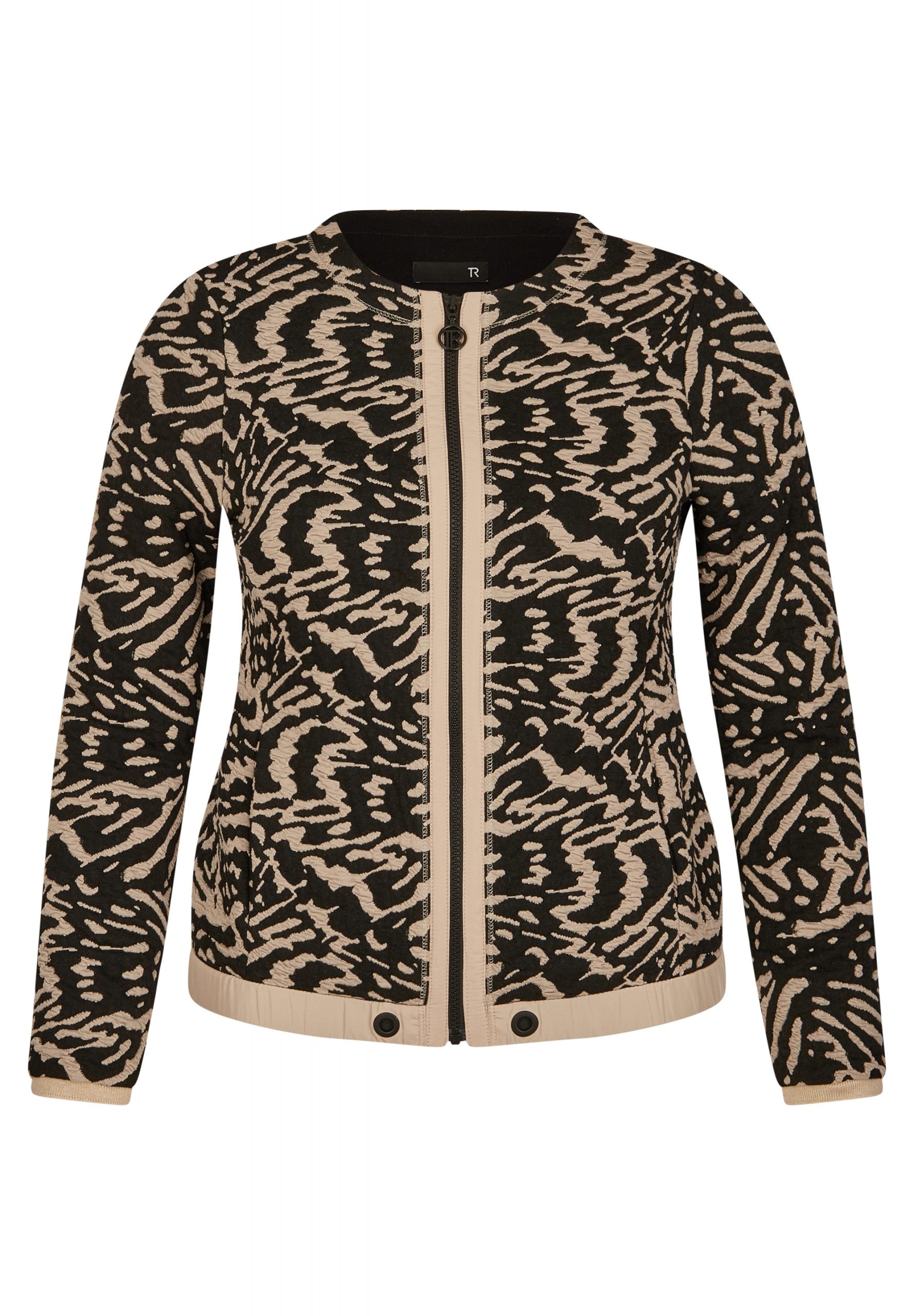 514221- Leopard Print Jacket- Rabe