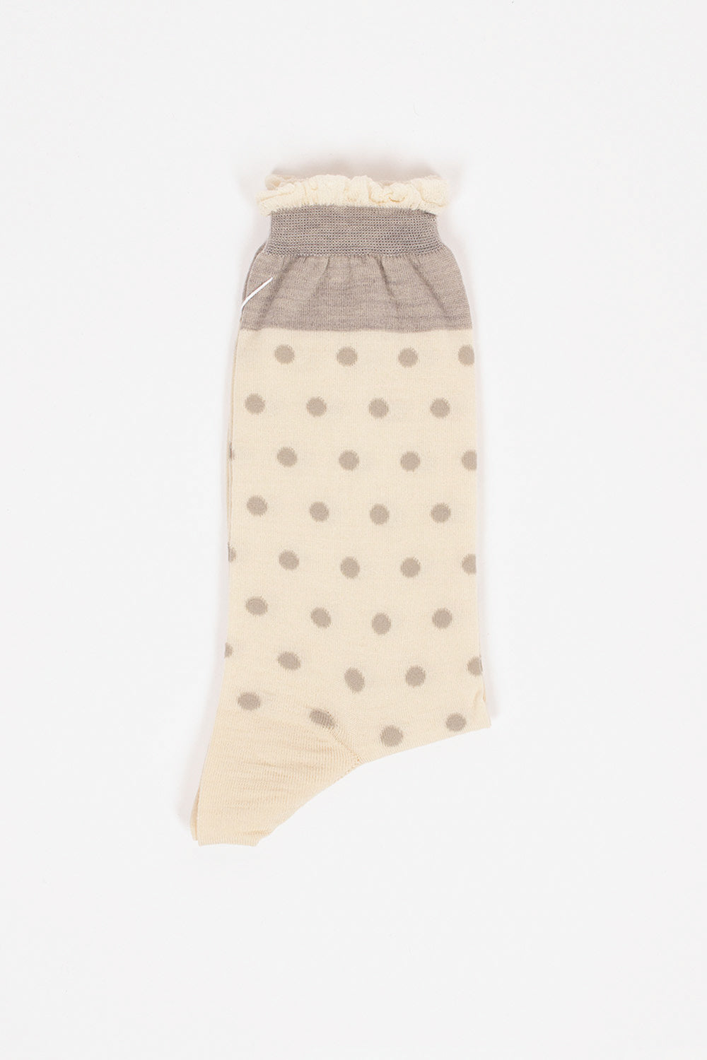 AM-62A Polka Dot Socks Ivory