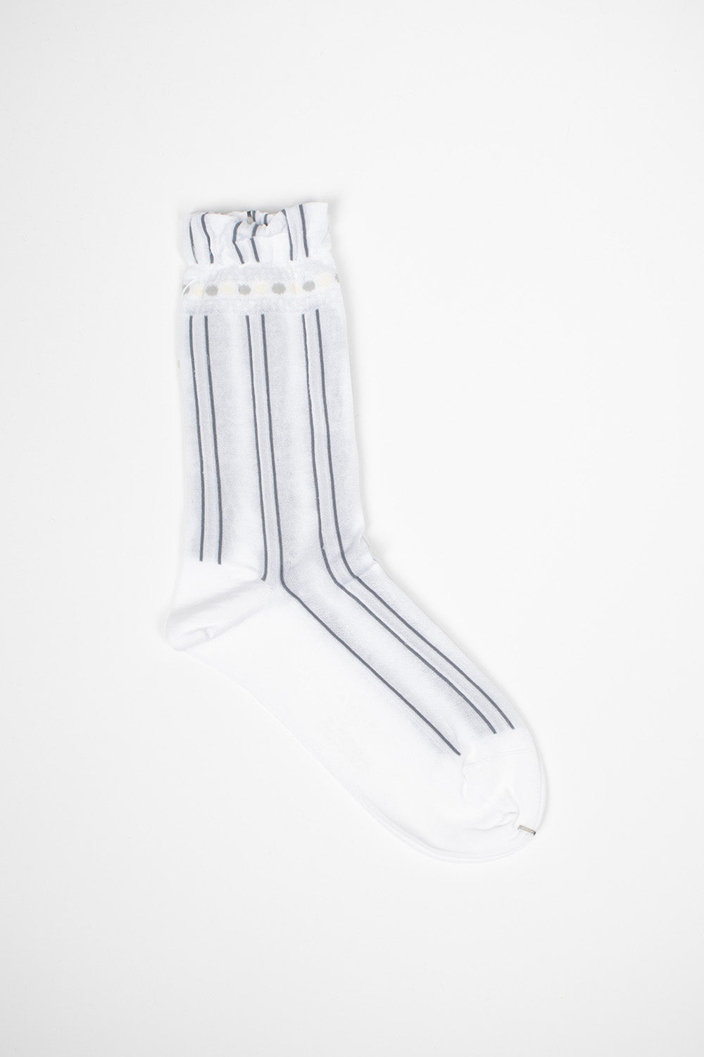 AM-767 Stripe Socks White