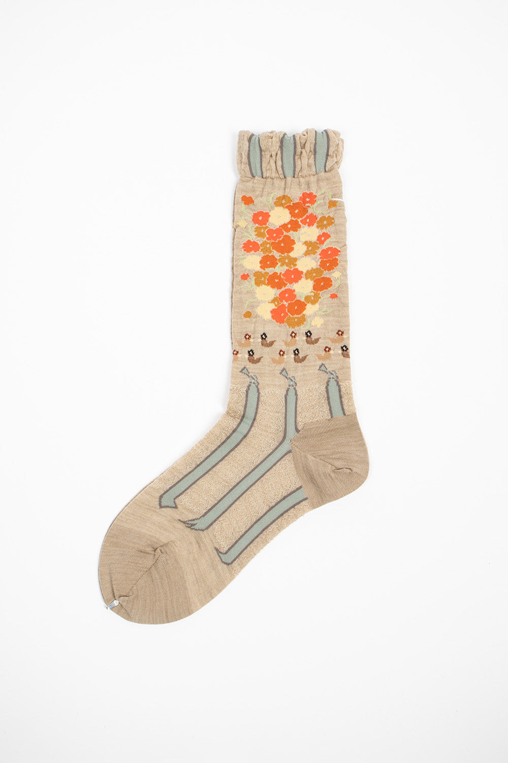 AM-771 A Fine Day Socks Beige