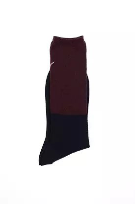 ANP-92K Two Tone Rib Socks Navy