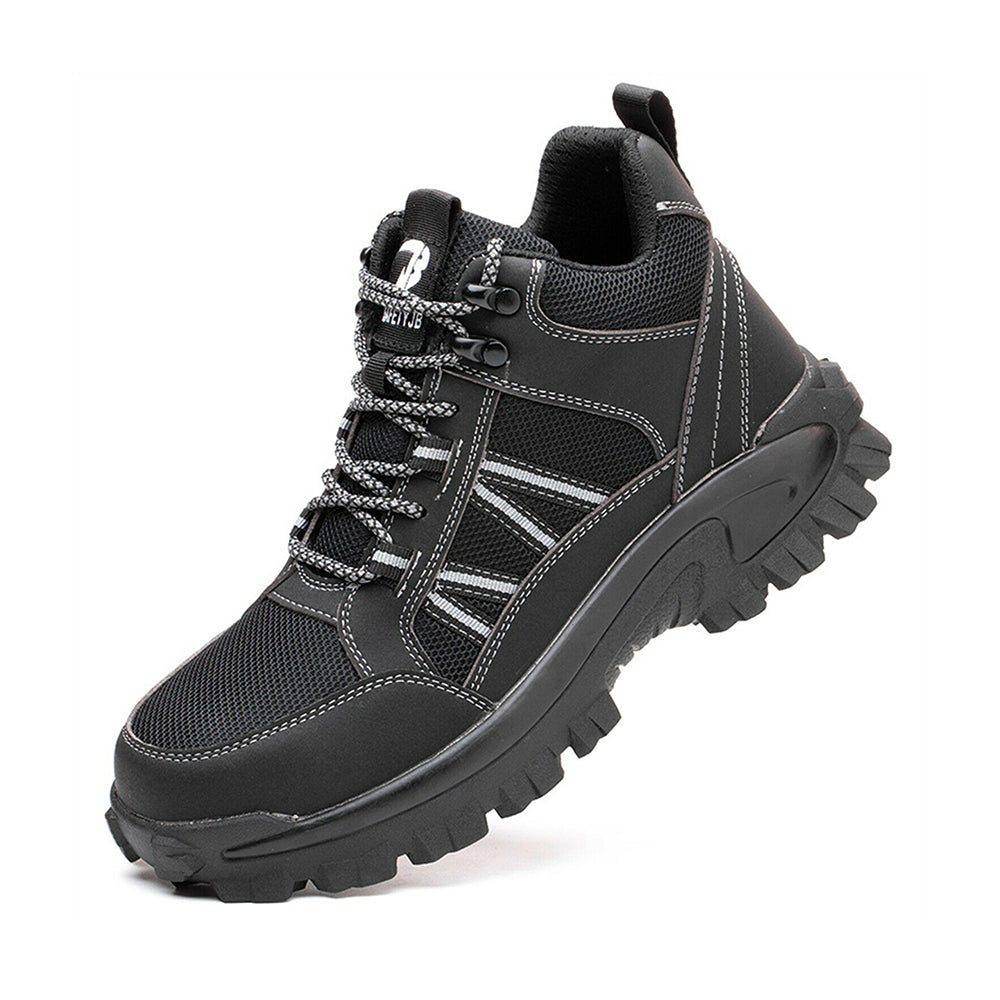 Anti-Smash Anti-Pierce Safety Shoes for Women Steel Toe Construction Work Shoes