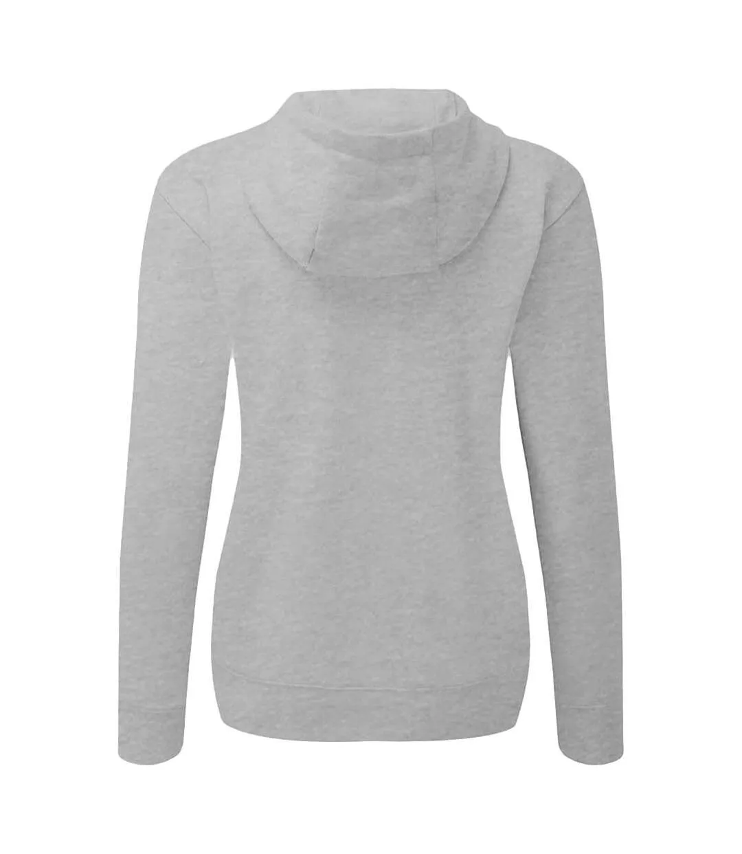 Asquith & Fox Womens Zip-Through Organic Hoodie (Heather Grey) - UTRW7147