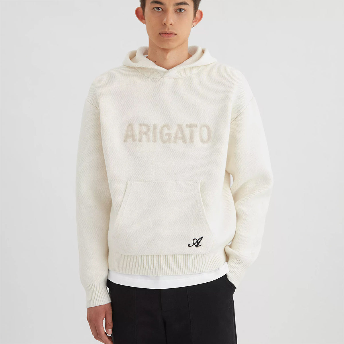 Axel Arigato - District Hoodie in Ecru