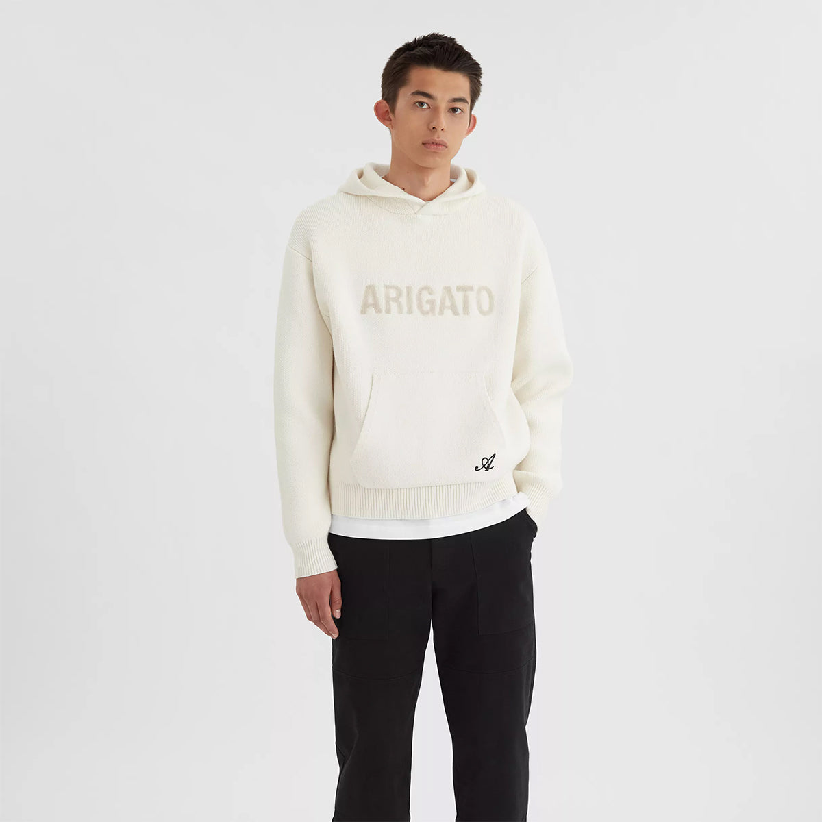 Axel Arigato - District Hoodie in Ecru