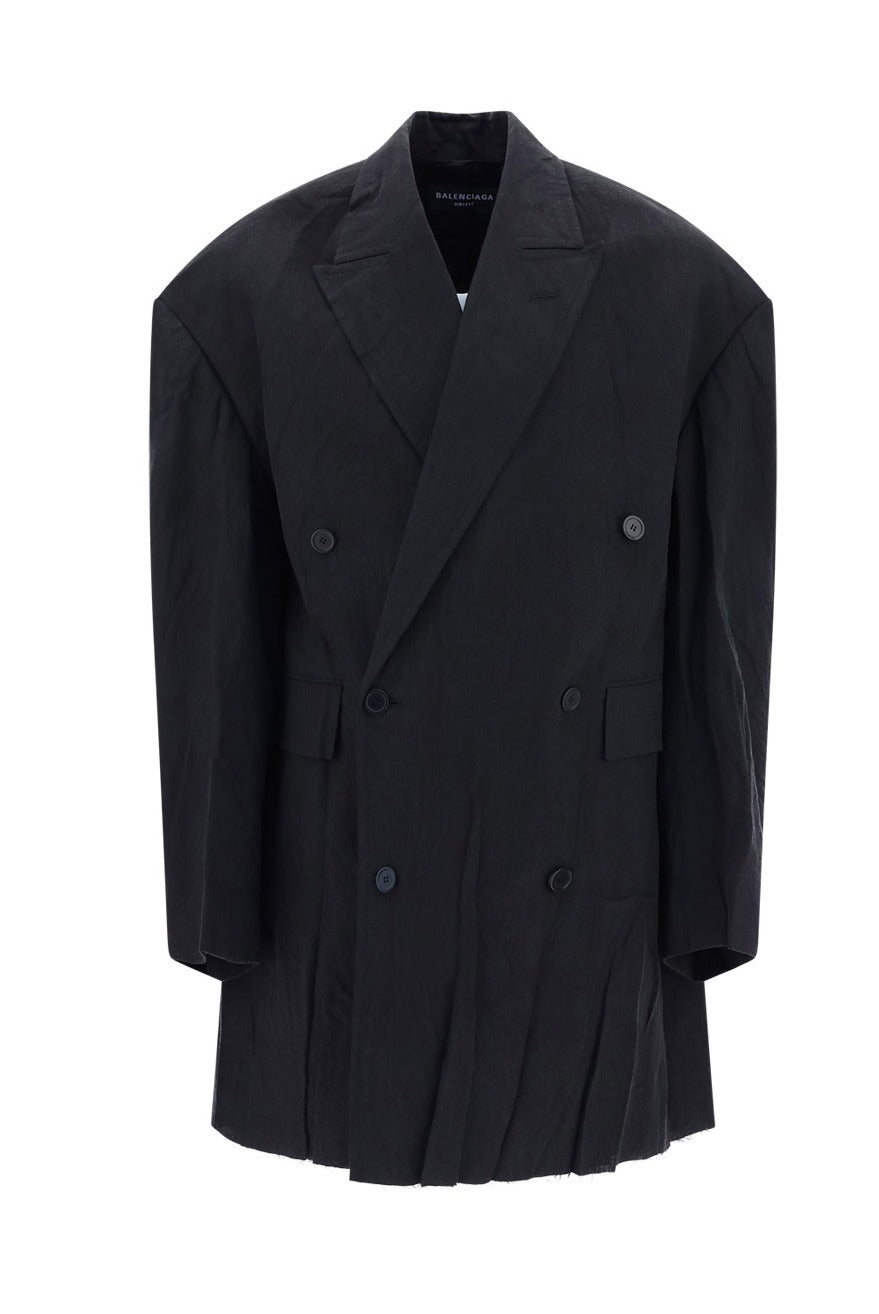 Balenciaga Double-Breasted Long-Sleeved Coat