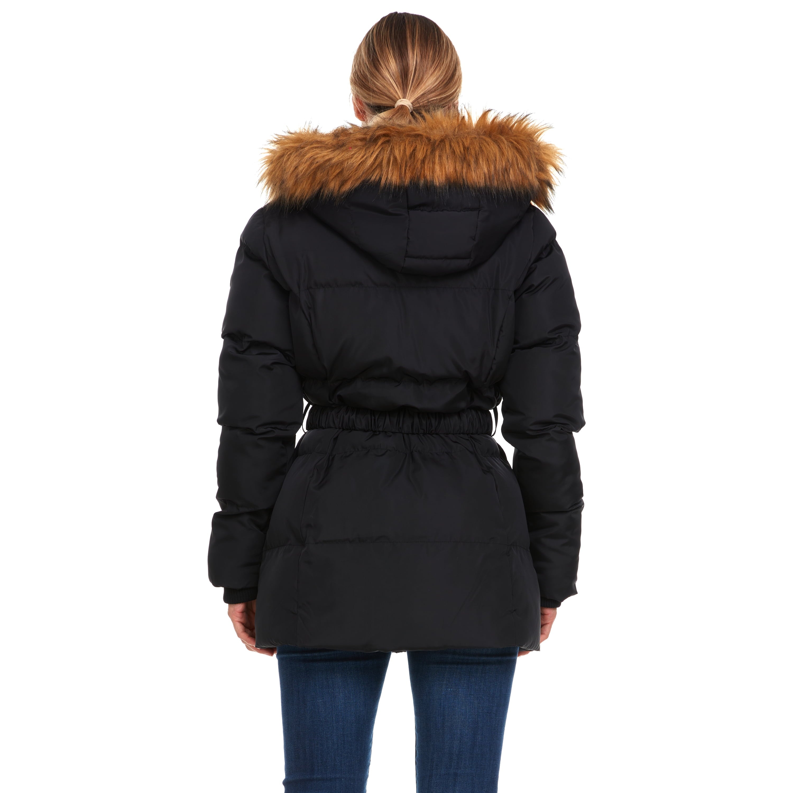 Beverly Hills Polo Club Women's Quilted Puffer Coat with Hood (Standard and Plus Size)