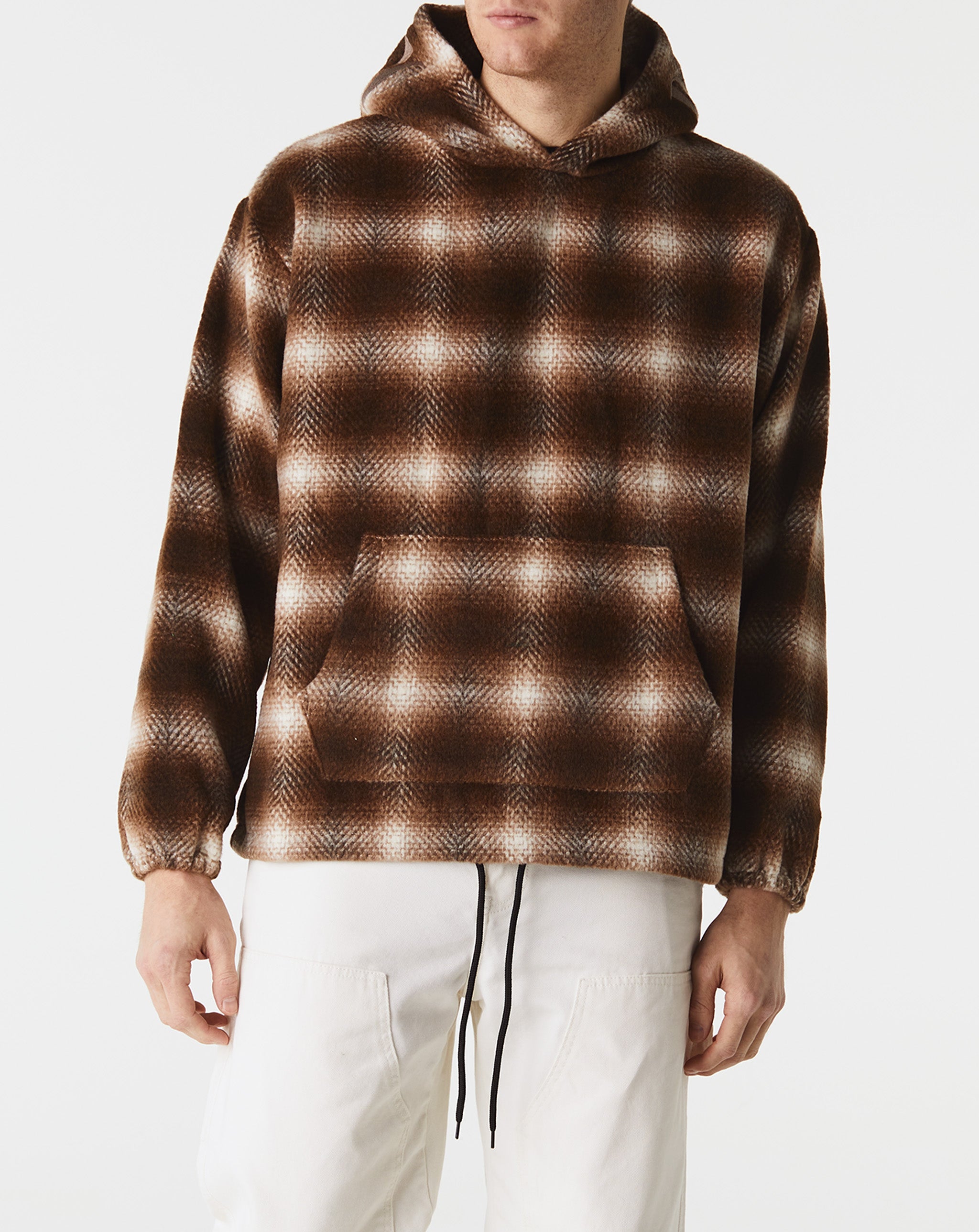 Beyond Plaid Woven Hoodie