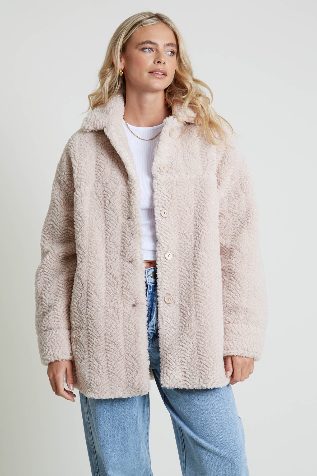 BOUCA BOUCLE SHERPA JACKET