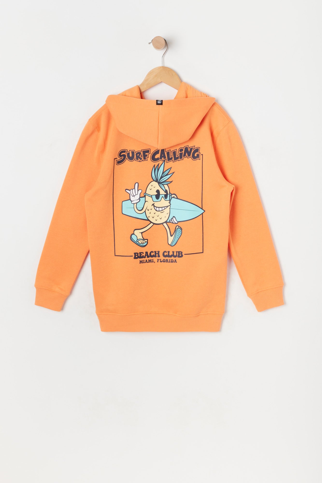 Boys Surf Calling Graphic Fleece Hoodie