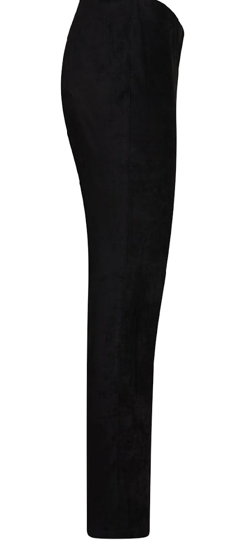 Camille Black Faux Suede  pants