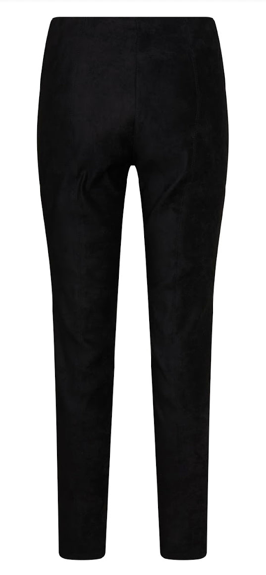 Camille Black Faux Suede  pants