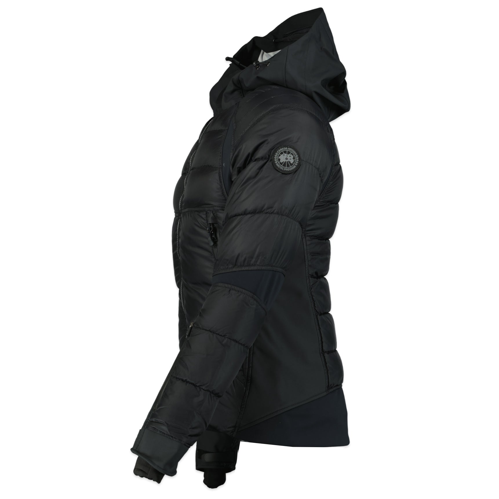 CANADA GOOSE  'HYBRIDGE SUTTON' HOODED PADDED JACKET BLACK