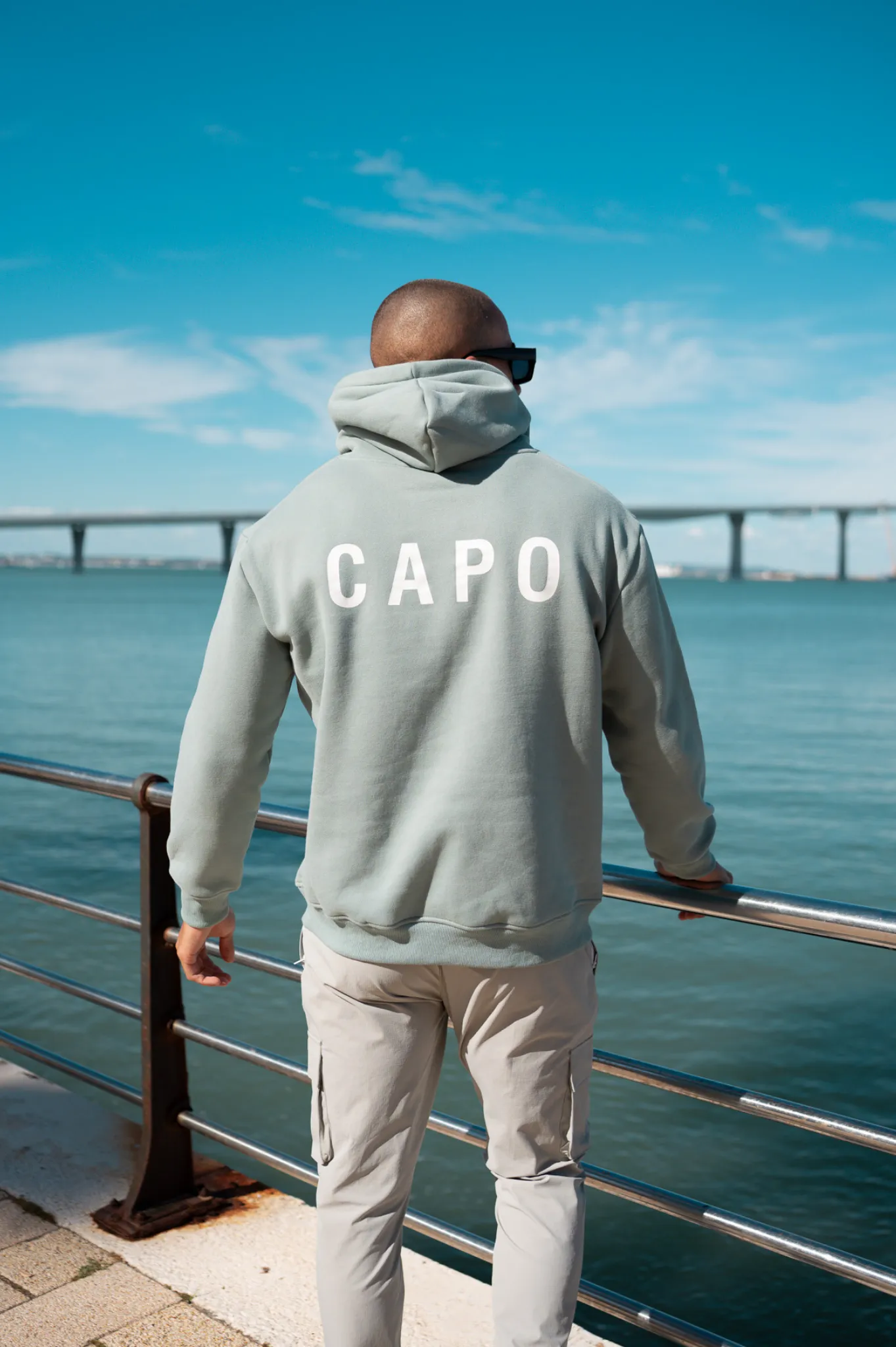 Capo PRINT Hoodie - Sage