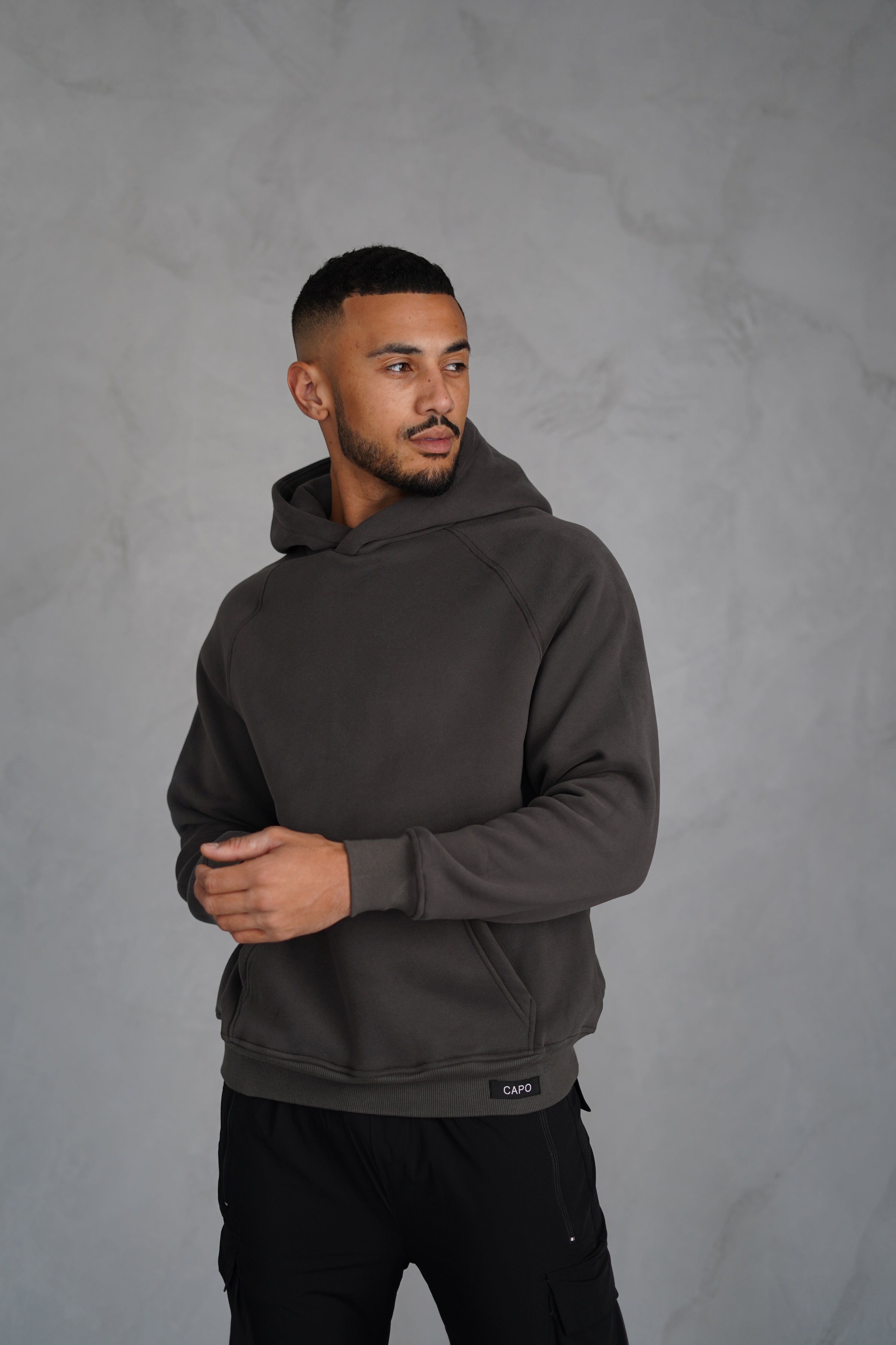 Capo RAGLAN Hoodie - Dark Grey