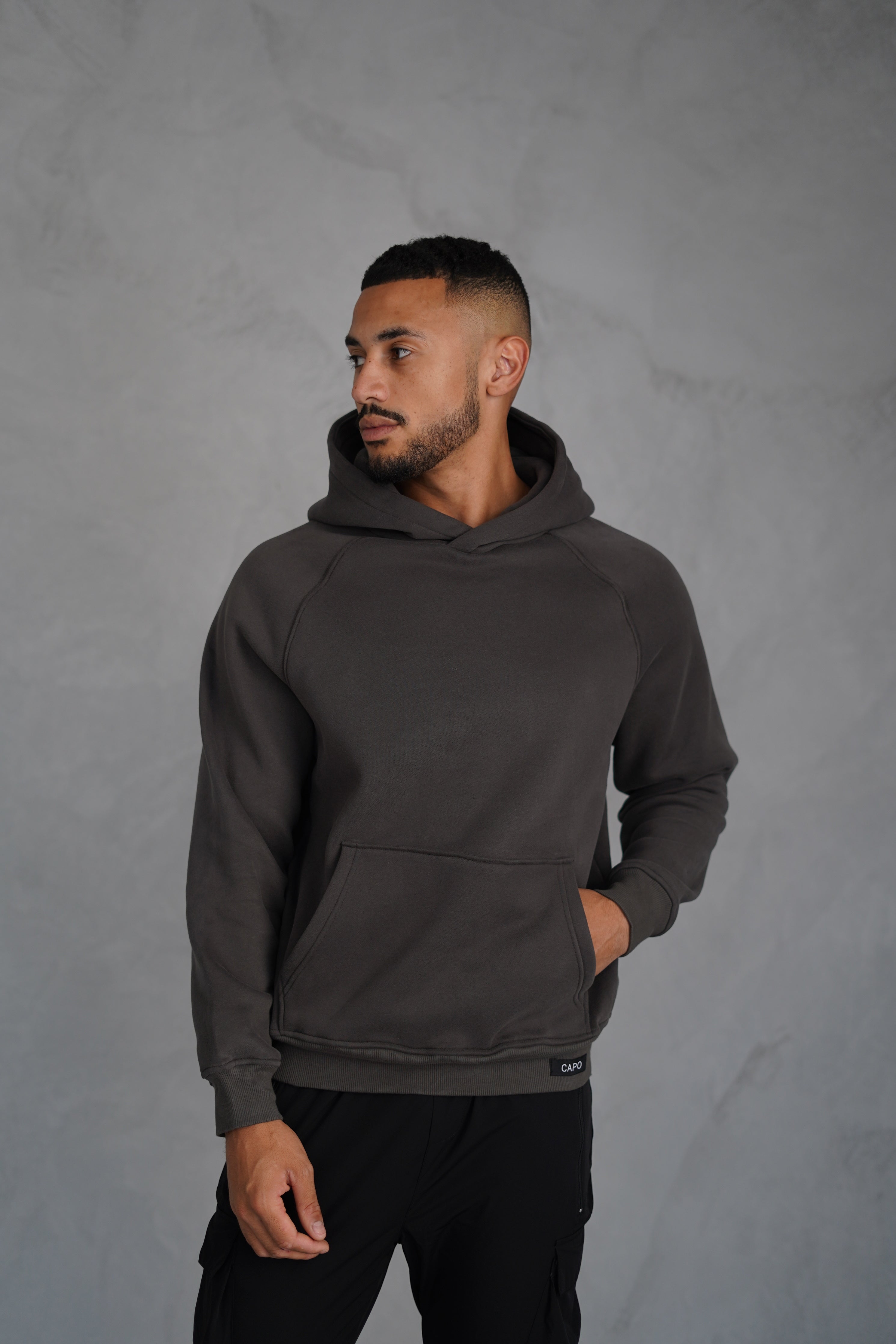 Capo RAGLAN Hoodie - Dark Grey