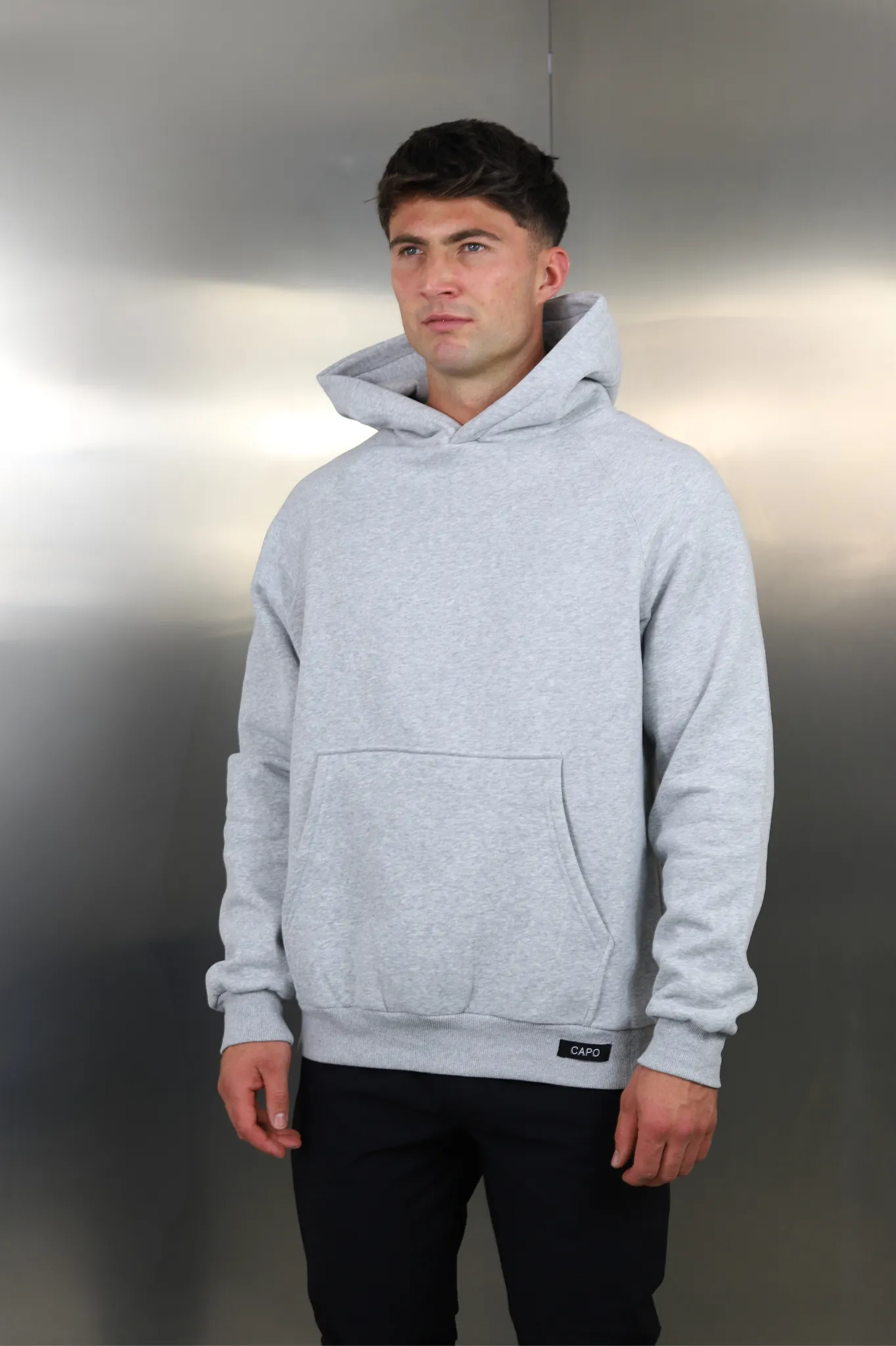 Capo RAGLAN Hoodie - Light Grey