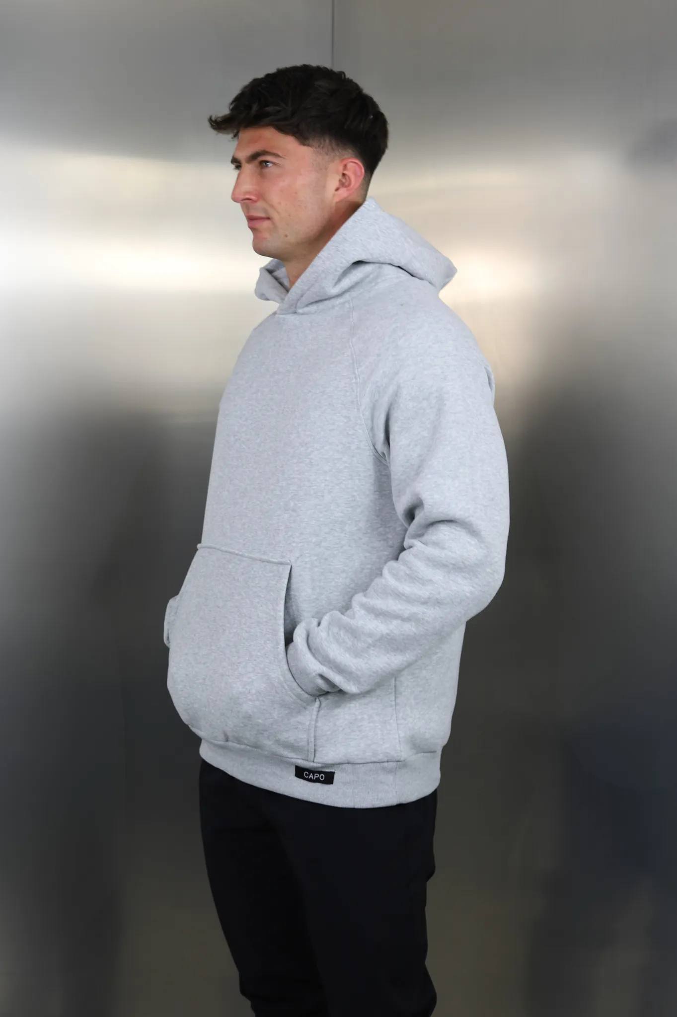 Capo RAGLAN Hoodie - Light Grey