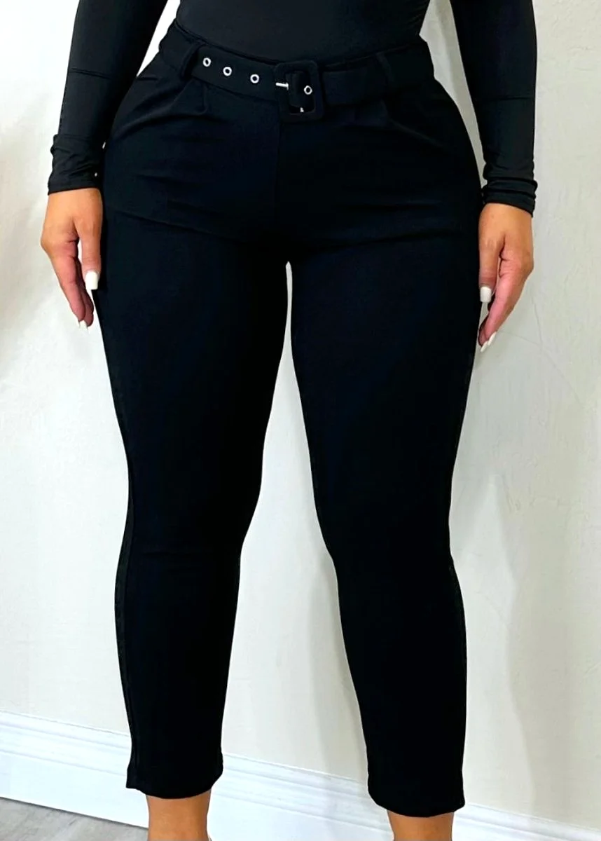 Casual Crush Pants Black