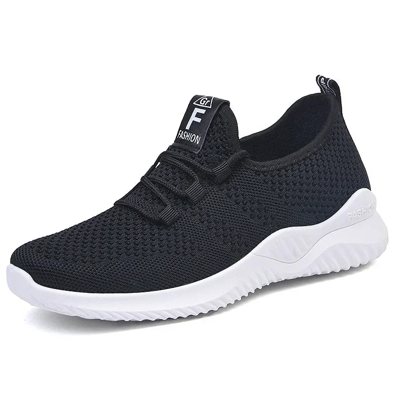 Casual Sneakers Comfortable Breathable Women Lace-up Shoes