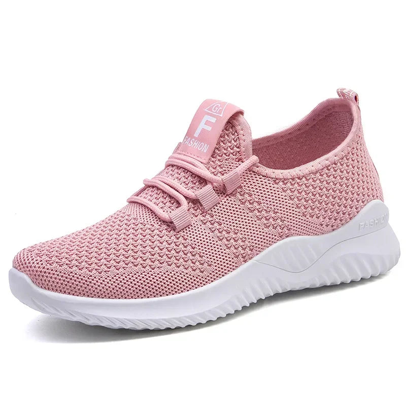 Casual Sneakers Comfortable Breathable Women Lace-up Shoes