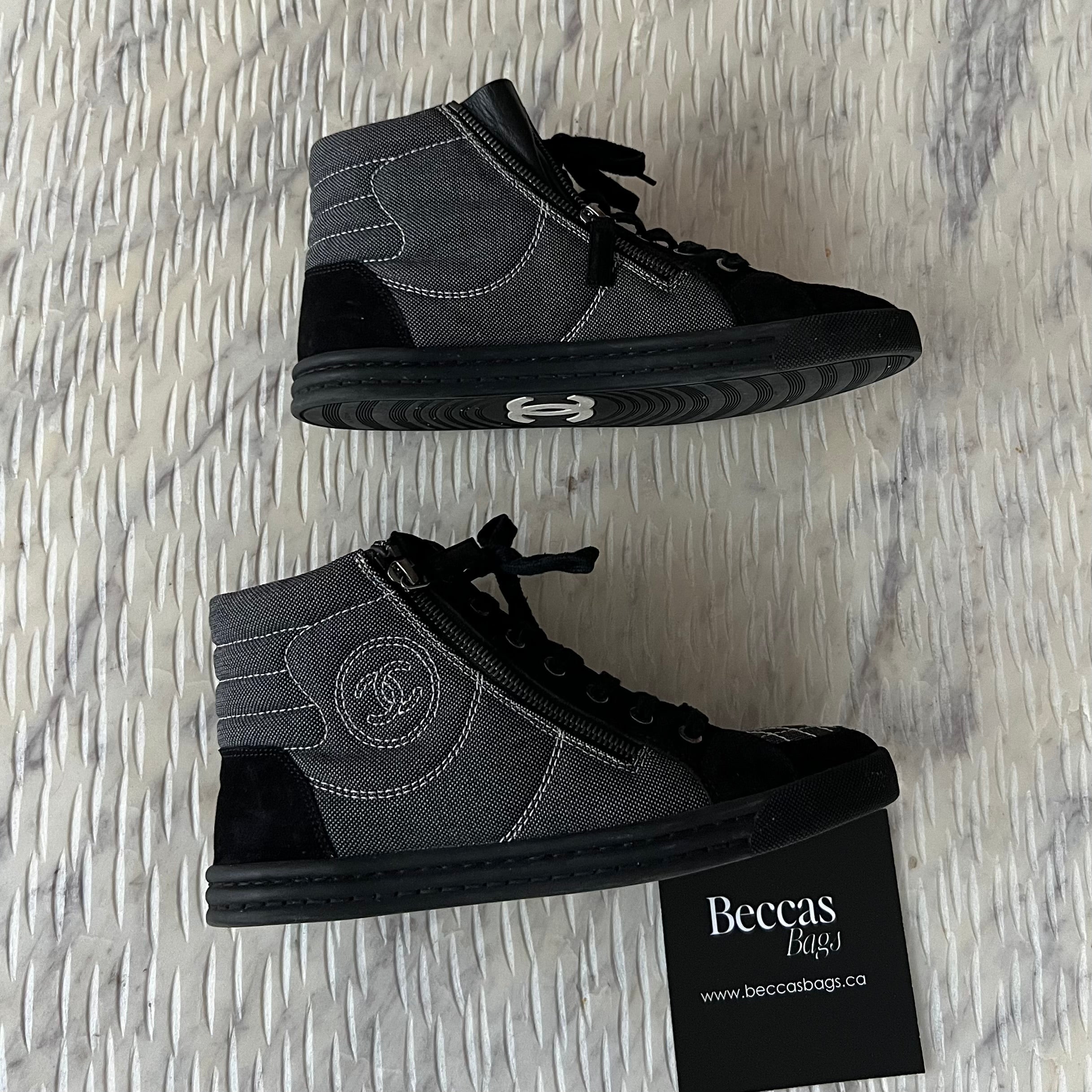 Chanel Hightop Sneakers