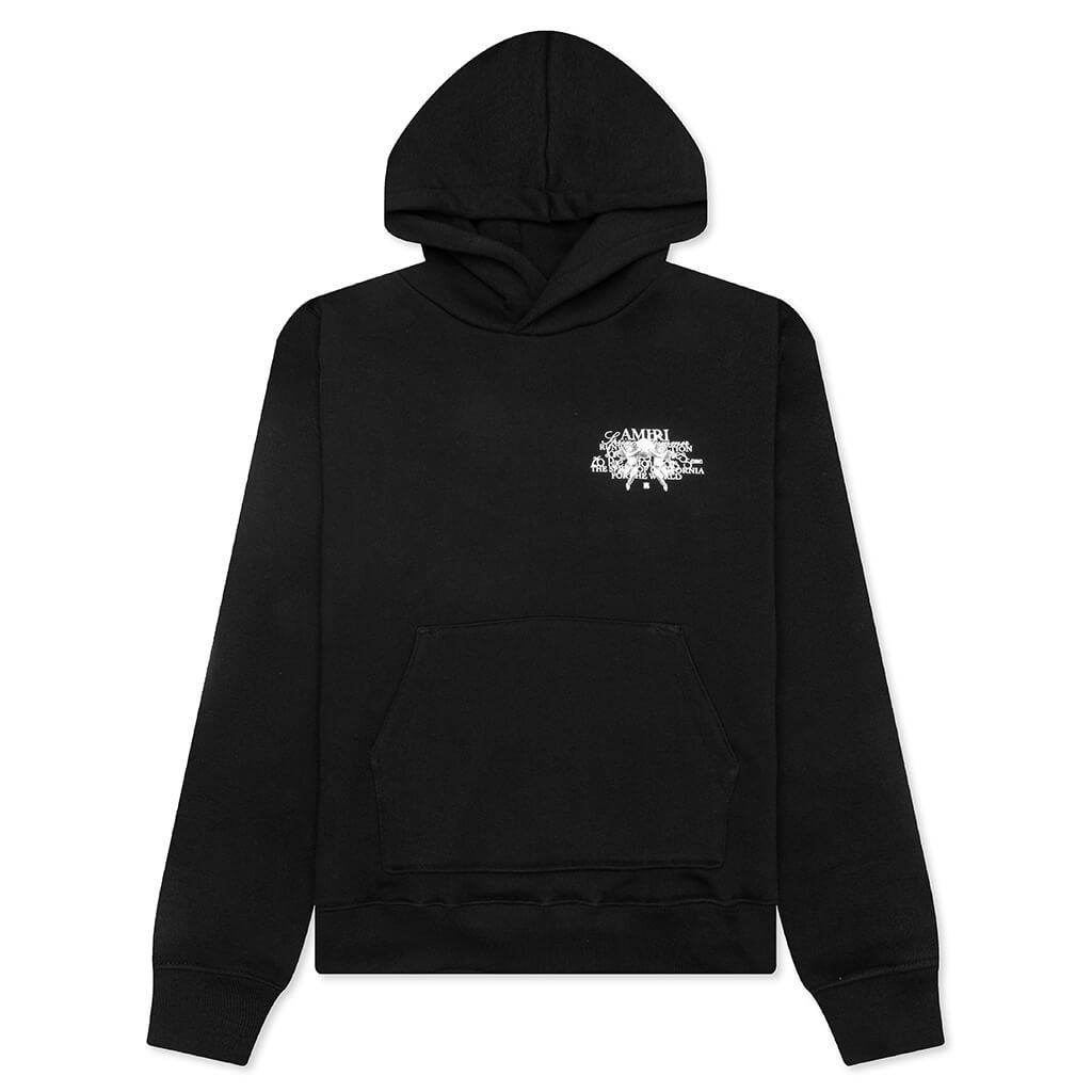 Cherub Text Hoodie - Black