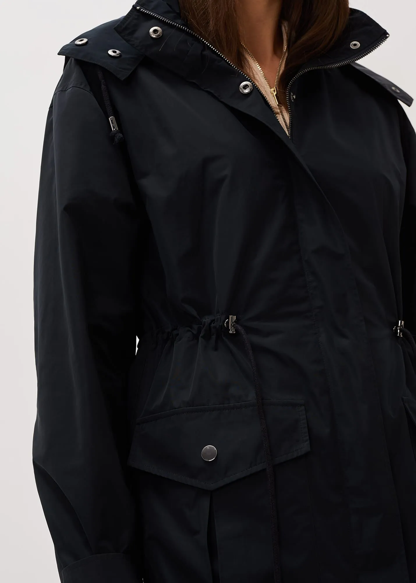 Chloe Longline Parka Coat