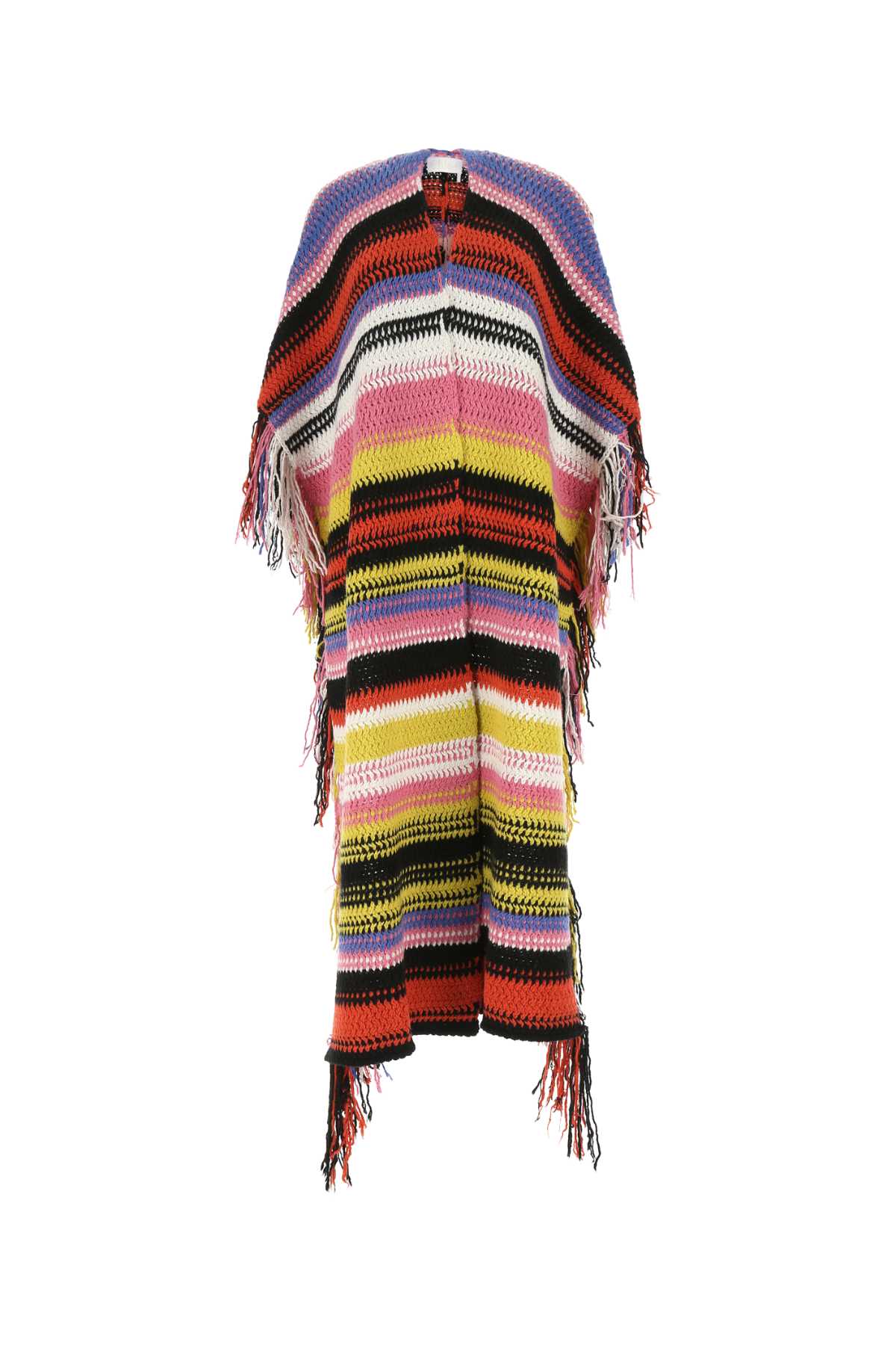 Chloé Striped Long Blanket Shawl