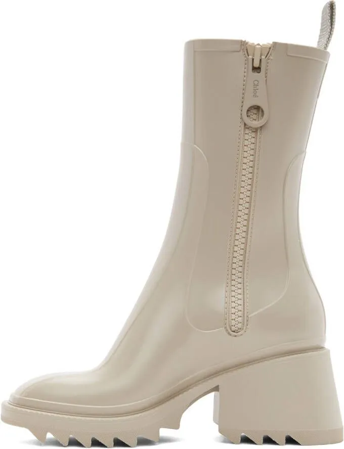 Chloé Taupe Betty Boots