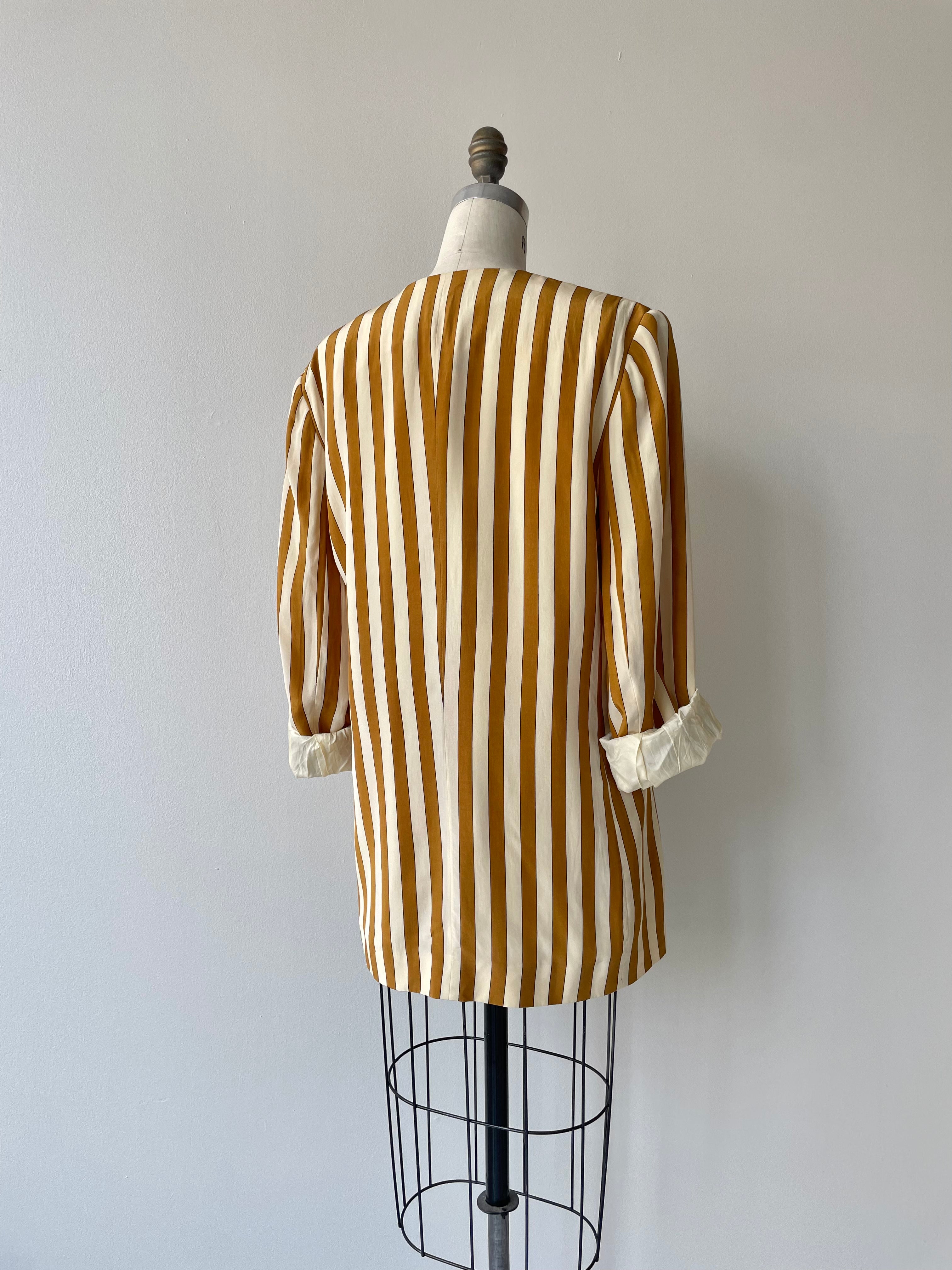 Circus Stripe Silk Jacket