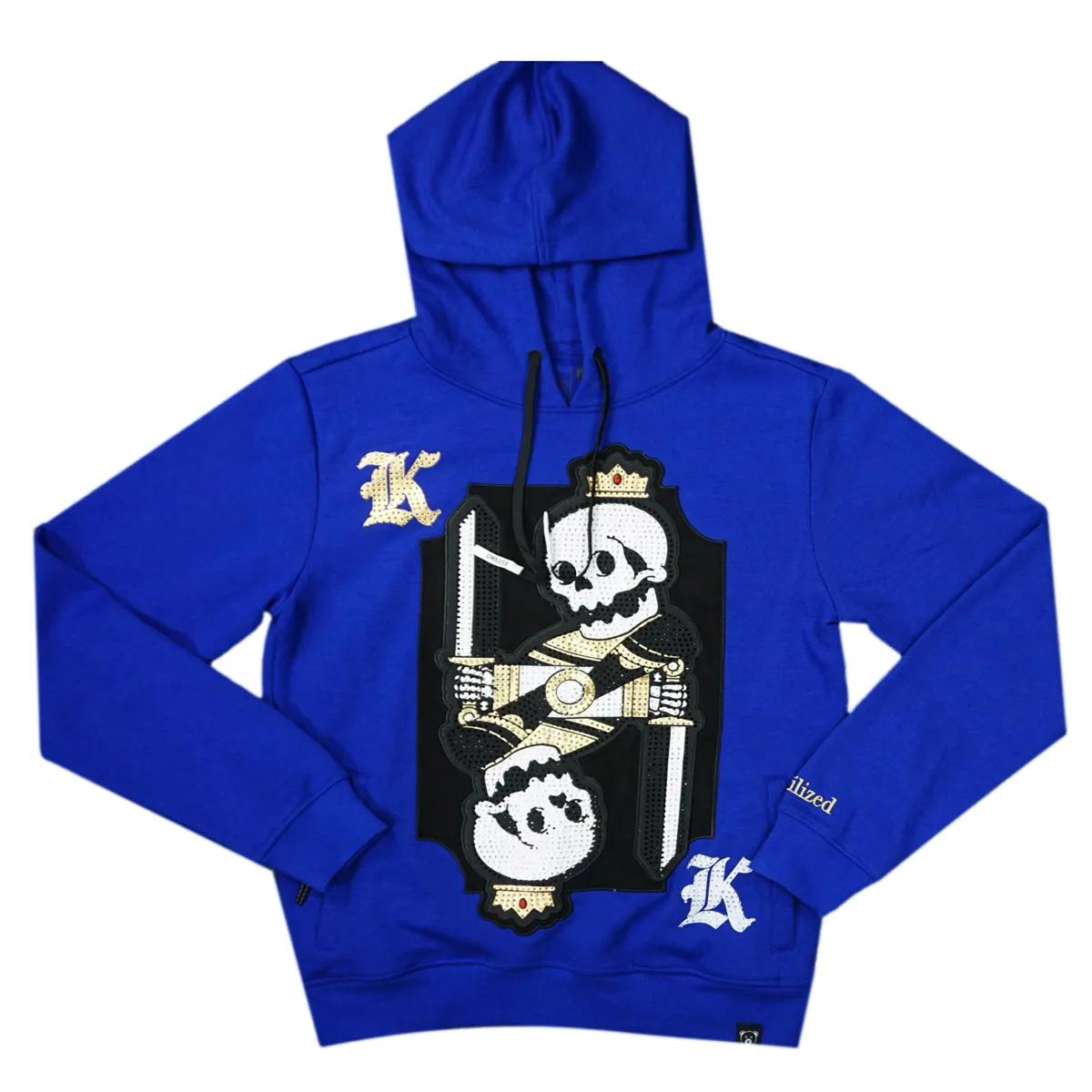 Civilized King Hoodie Set (Royal) /C9