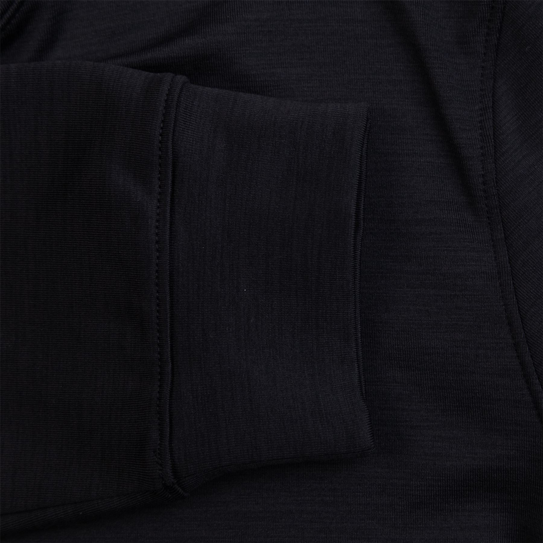 Cloudspun Patch Hoodie Black Heather SS24