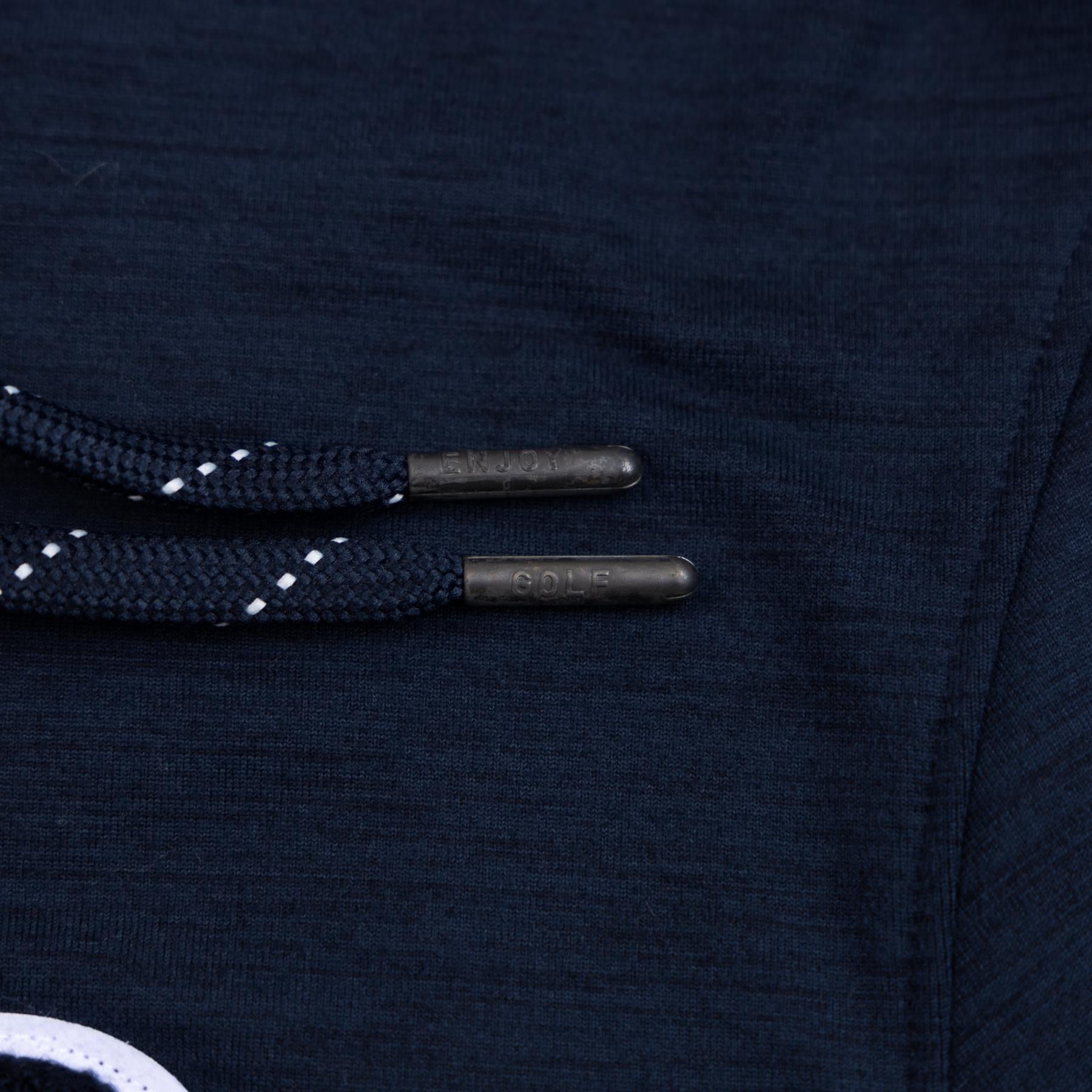 Cloudspun Patch Hoodie Deep Navy Heather SS24