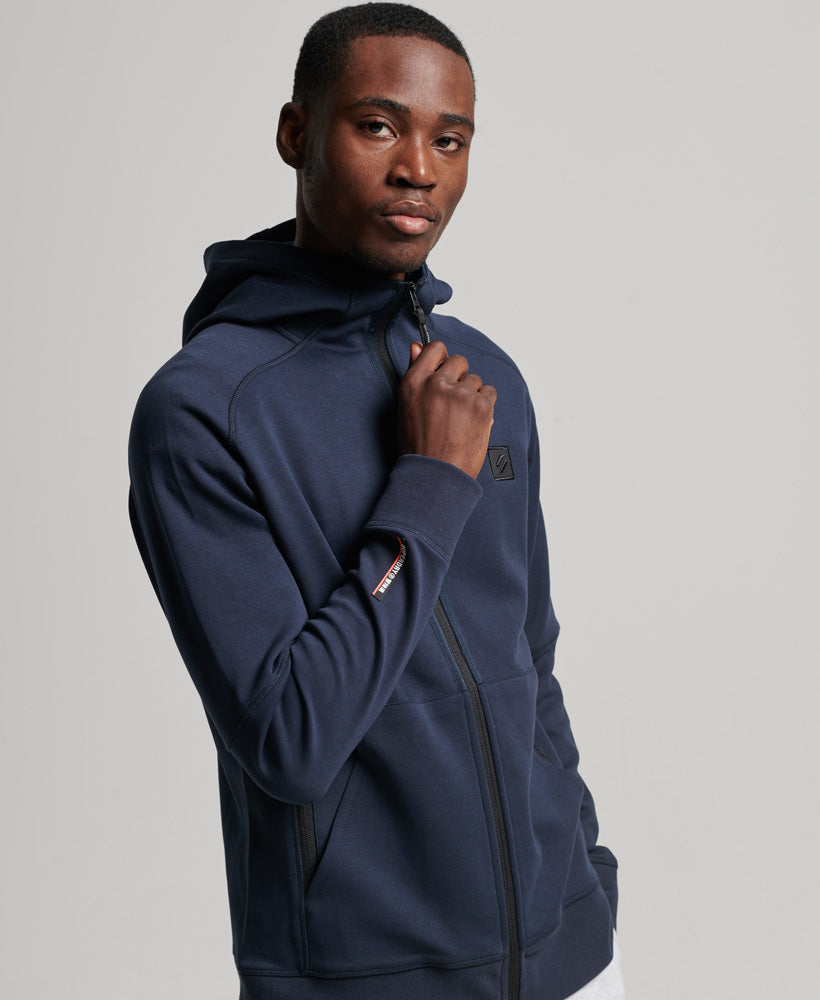 CODE Tech Zip Hoodie | Blueberry