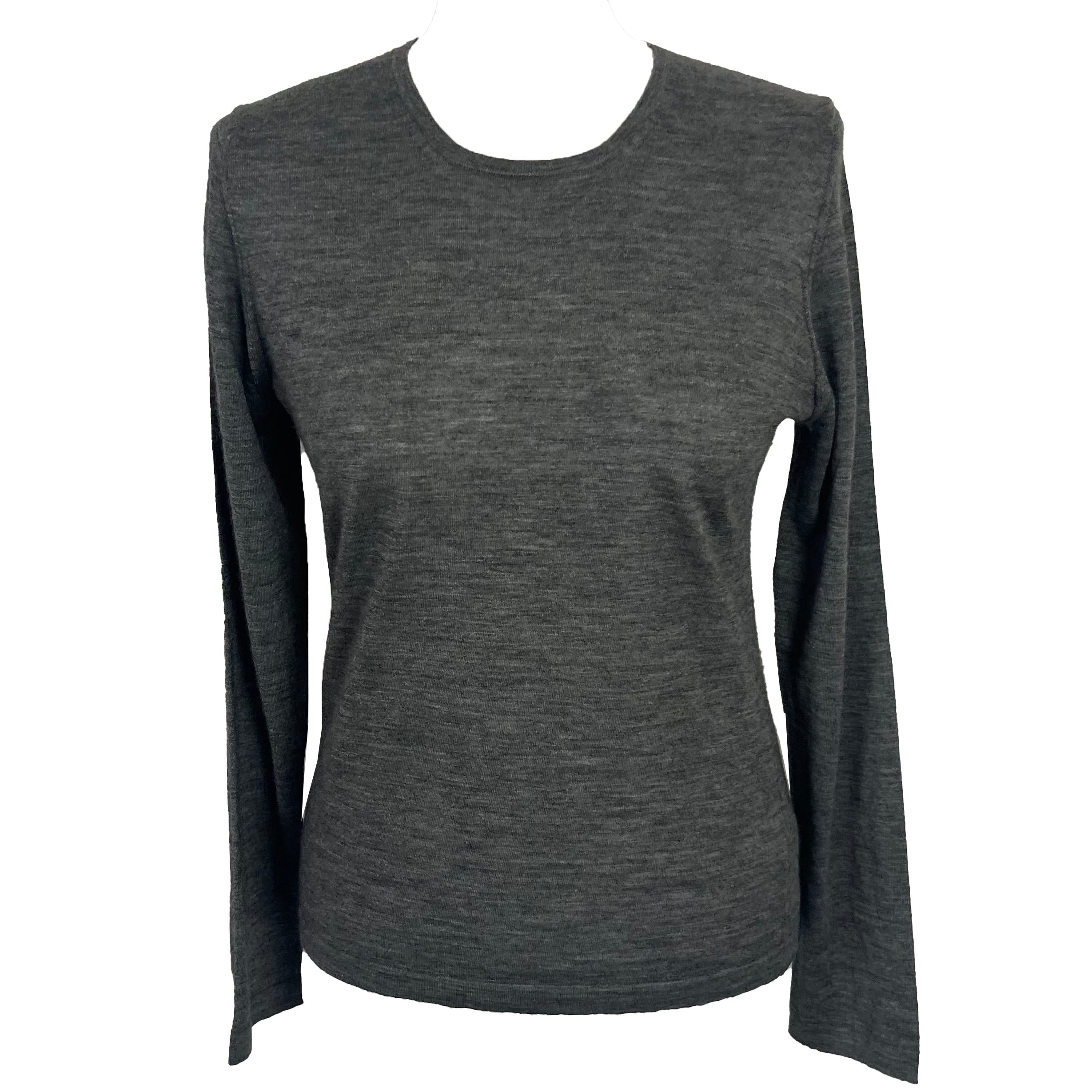 Colombo Brand New Grey Superfine Cashmere & Silk Sweater M/L