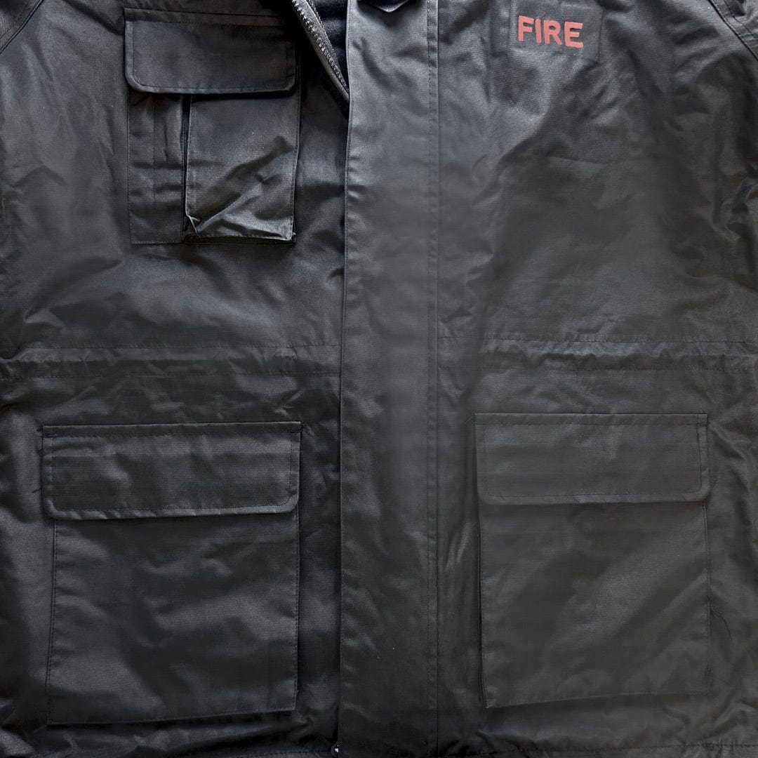 Custom Fire Service 3 in 1 Coat Black