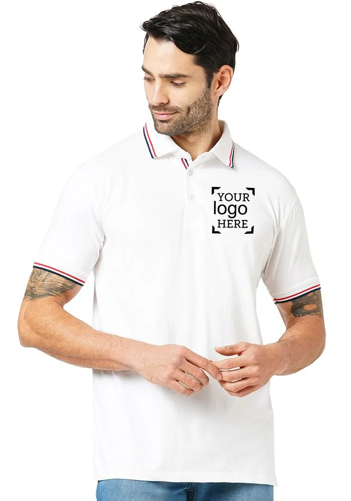 Custom Lycra Polo (Logo+Back Print) for Men