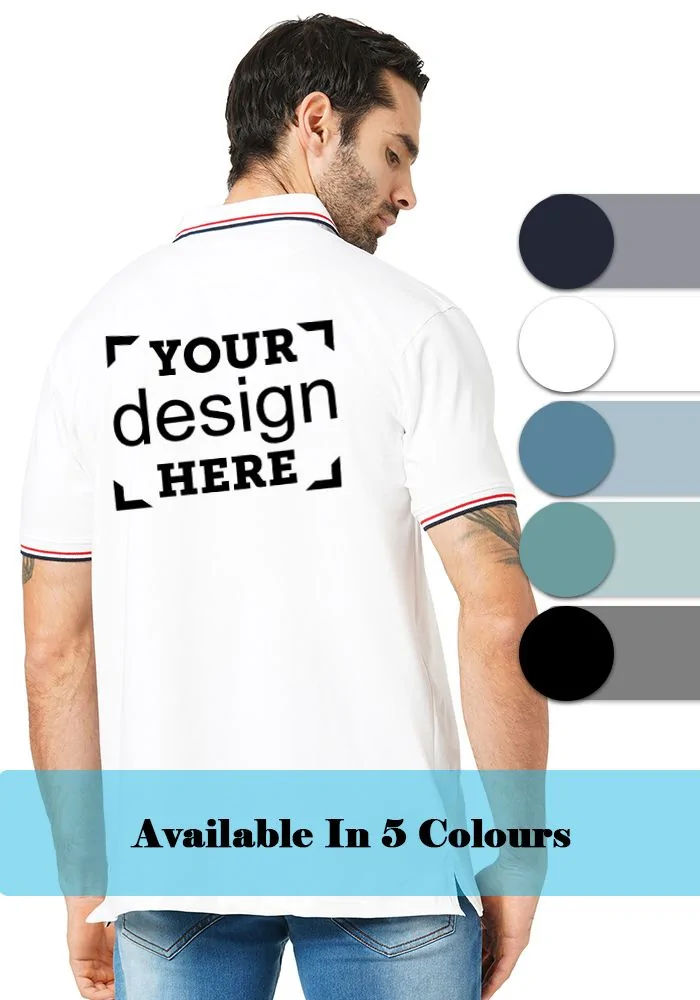 Custom Lycra Polo (Logo+Back Print) for Men