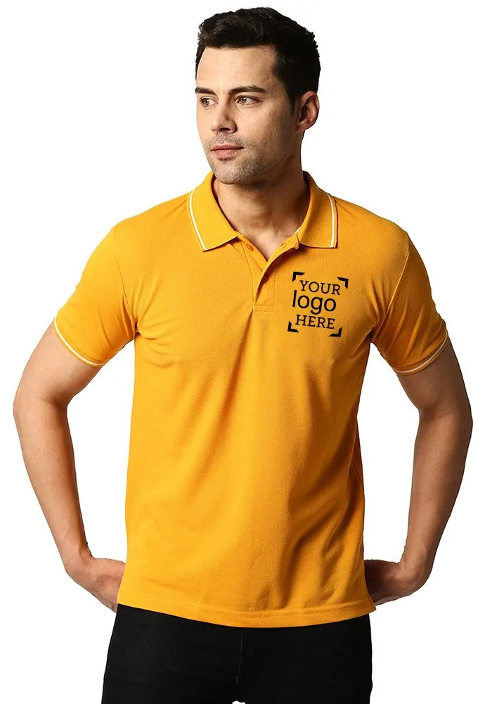 Custom Tipping Polo (Logo) for Men