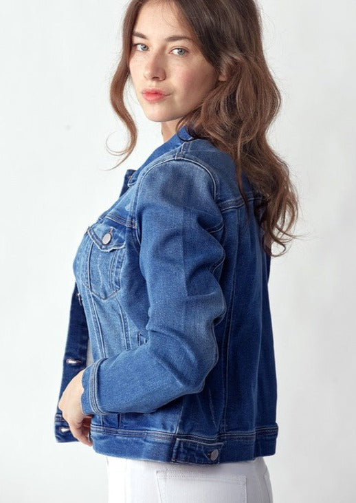 Dark Vintage Wash Risen Jacket