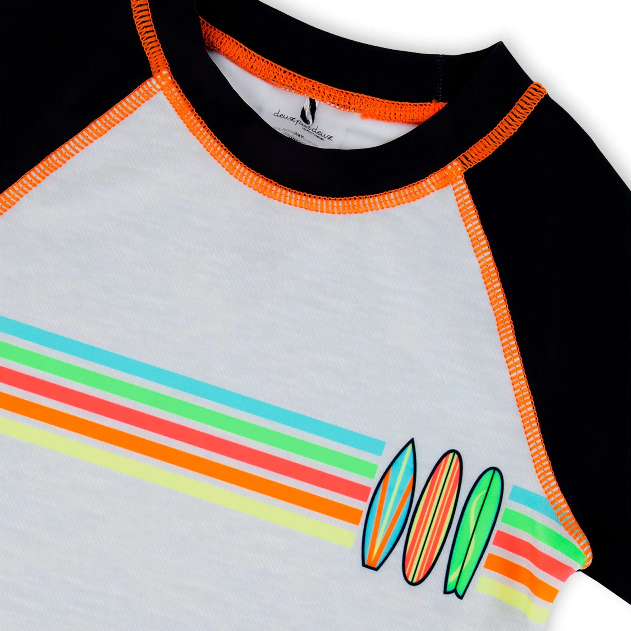 Deux par Deux Surfboards UV Rashguard 2-6y  - Clement