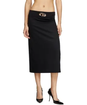 Diesel A-line midi skirt