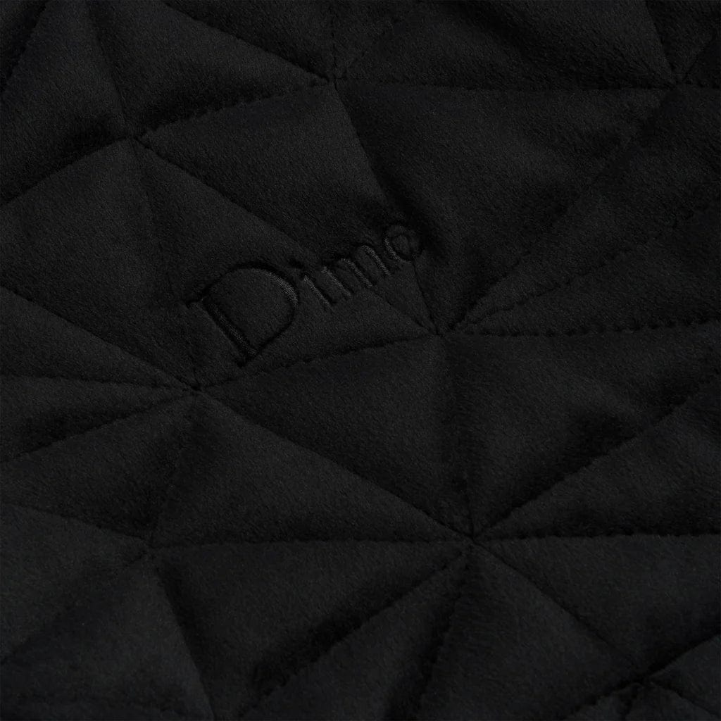 Dime MTL Velour Bomber Jacket Black