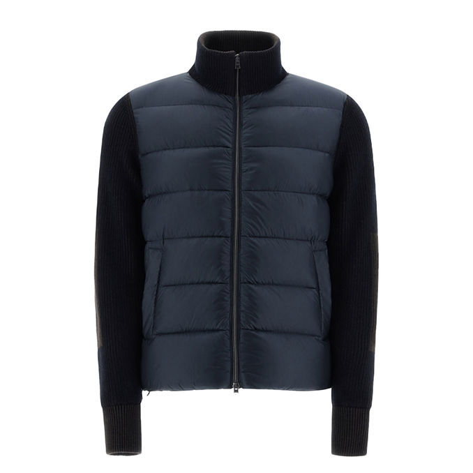 DOWN JACKET IN NYLON Man Blue 