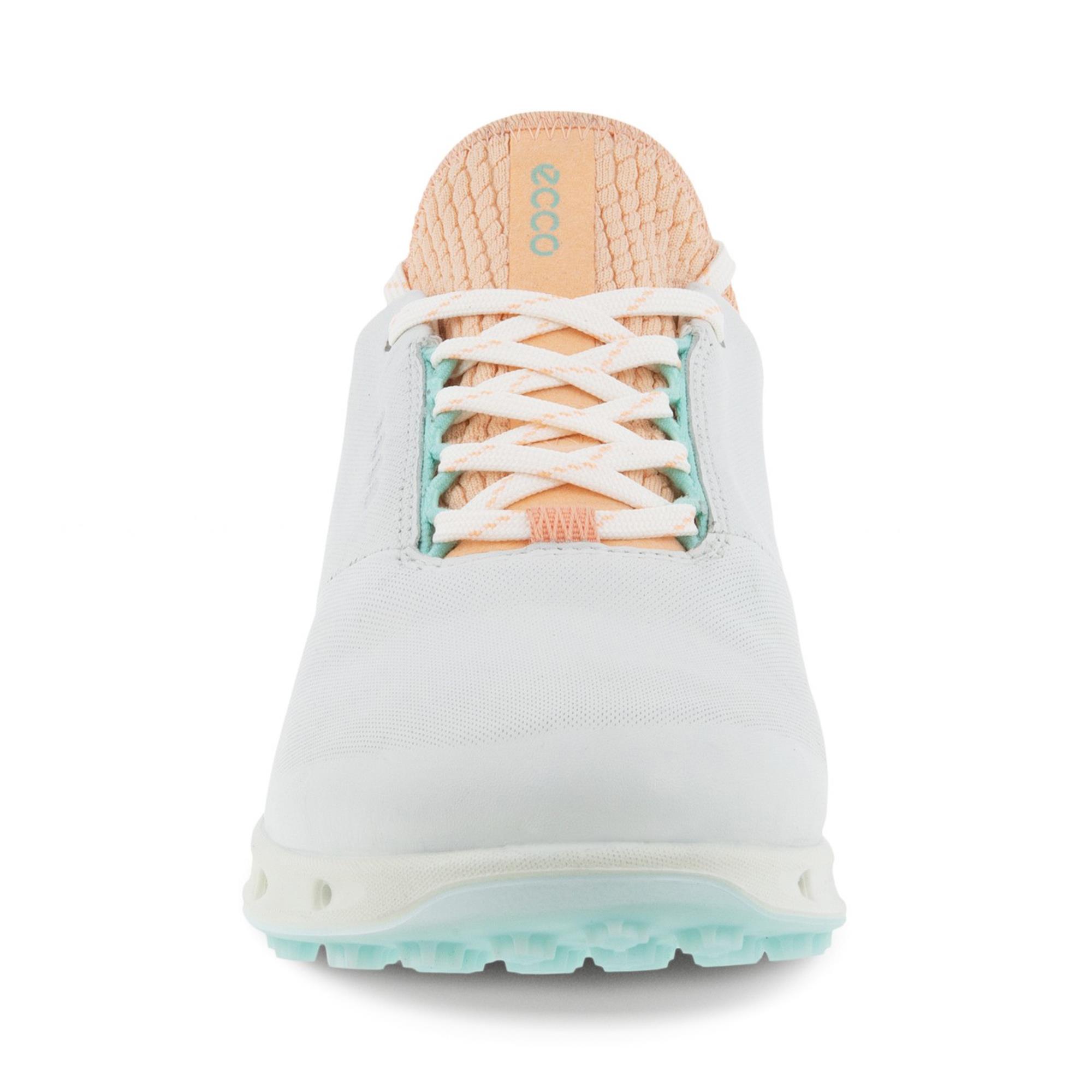 Ecco Biom Cool Pro Gore-Tex Ladies Golf Shoe White/Peach Nectar