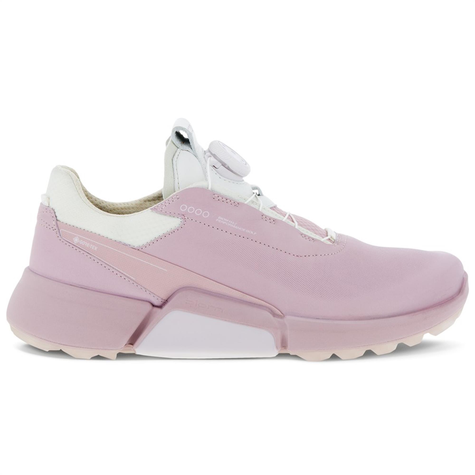 Ecco Biom H4 BOA Gore-Tex Ladies Golf Shoe Violet Ice/Delicacy/Shadow White