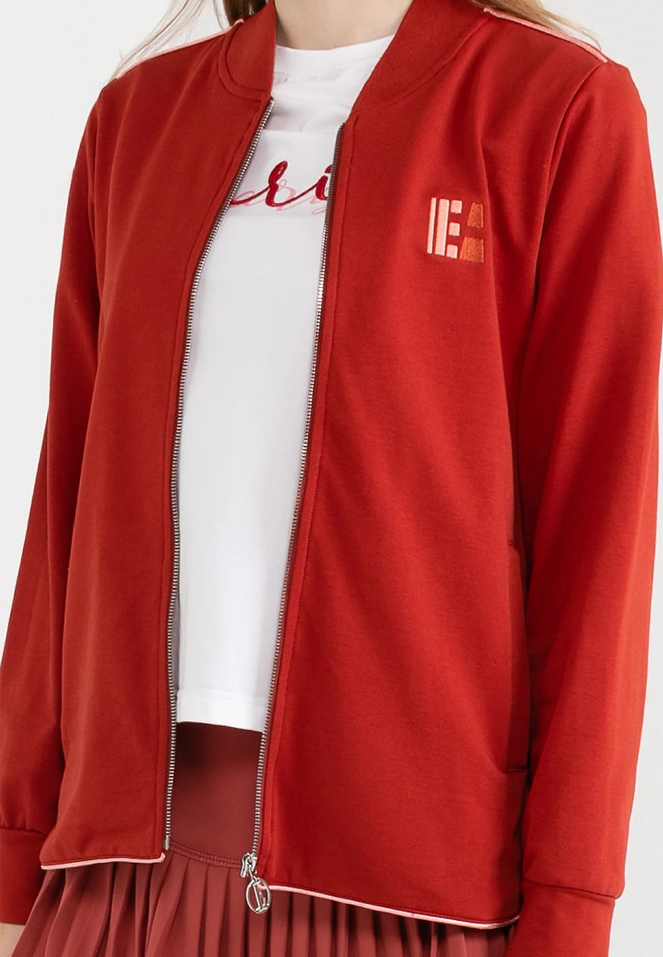 ELLE Active Logo Zip Through Jacket