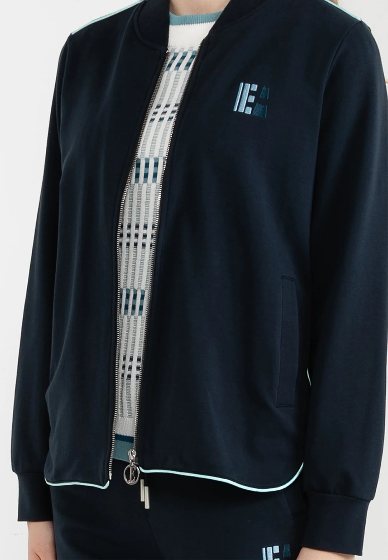 ELLE Active Logo Zip Through Jacket