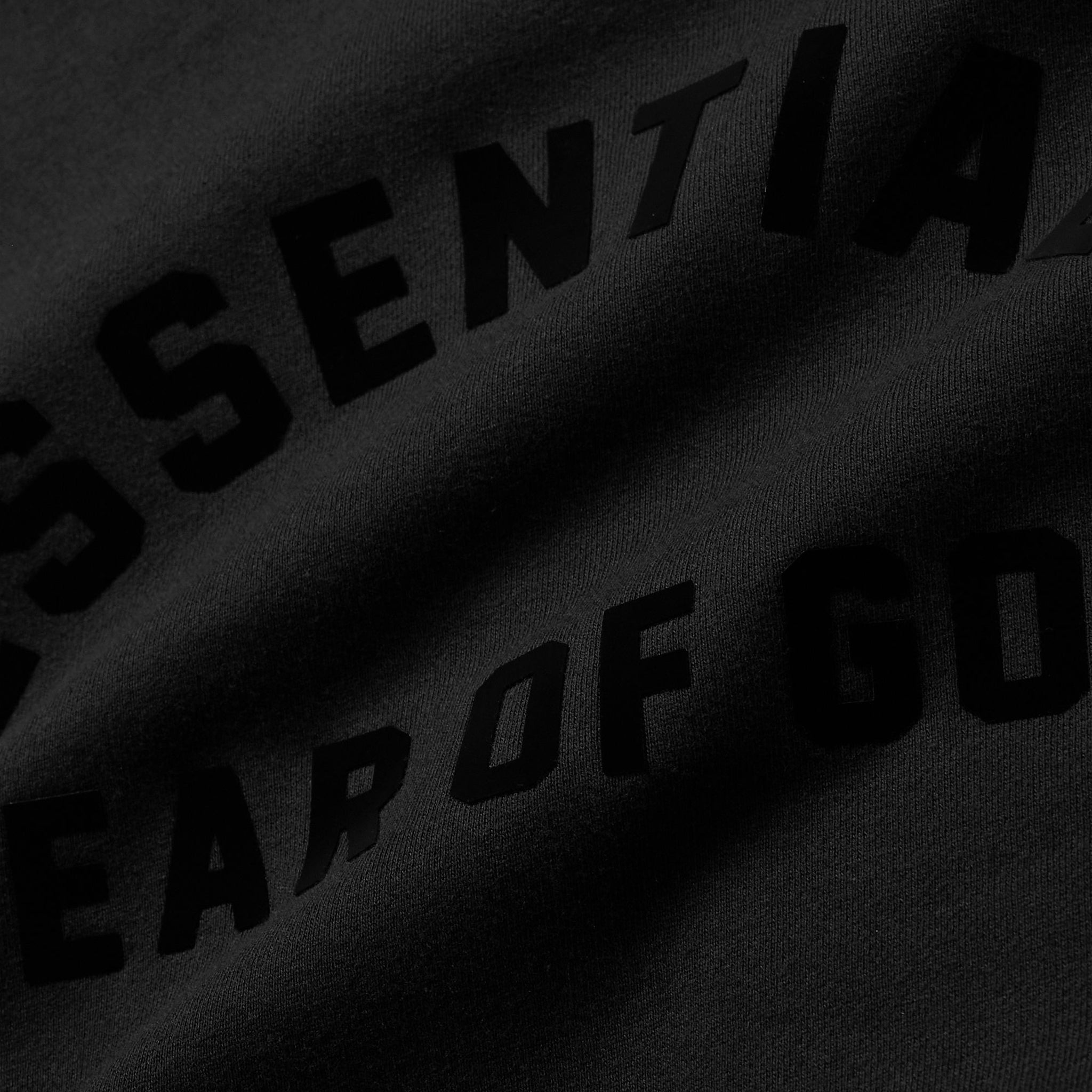 Fear Of God Essentials Black Hoodie (SS23)